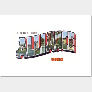 Greetings from Alliance Ohio Posters and Art